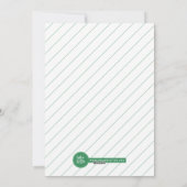 Zelden Kalme, Altijd Felgekleurde Fotokaart op Maa Feestdagenkaart (Achterkant)