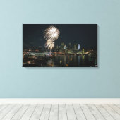 ZELDEN**Pittsburgh Fotobehang Canvas Afdruk (Insitu (Houten vloer))