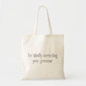 Zelden uw Grammatische Canvas tas corrigeren (Voorkant)