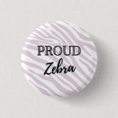 Zelden voorkomende Zebra Button (Voorkant)