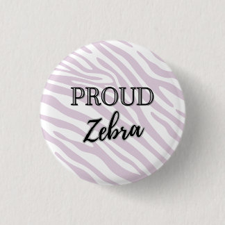 Zelden voorkomende Zebra Button