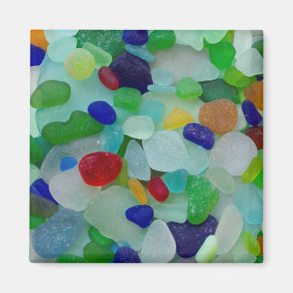 Zelden zee glas, strandmagneet magneet