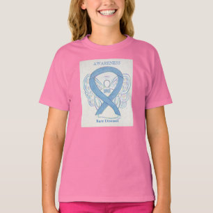 Zelden Zelden Maagdarm Bewustheid Ribbon Angel Shi T-shirt