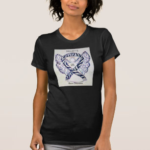 Zelden Zelden Zelden Ziekte Bewustmaking Zebra Rib T-shirt