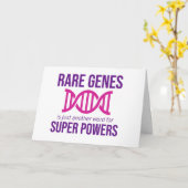 Zelden Zelden Zelden Ziektebewustzijnsdag Zebra Kaart (Gele Bloem)