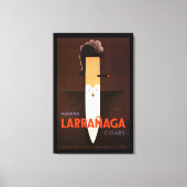 ZELDZAAM  FRANS ART DECO SIGAAR MAN CANVAS (Voorkant)