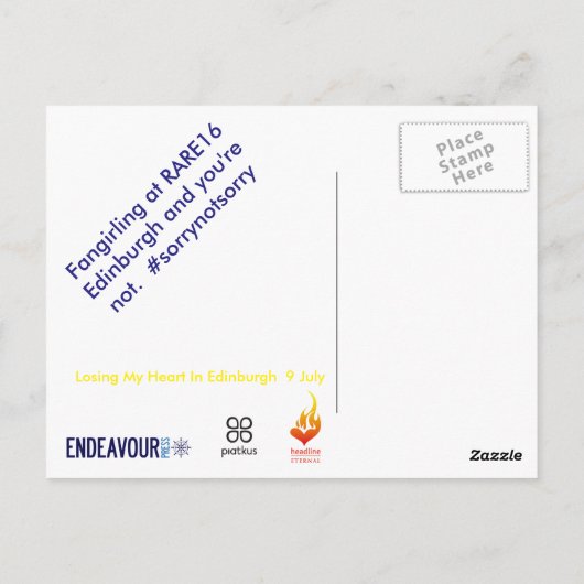 ZELDZAME16-Briefkaart Briefkaart (Achterkant)