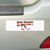 ZELDZAME AK-47 RUSSISCHE ARMY KALASHNIKOV PISTOOL BUMPERSTICKER (Op auto)