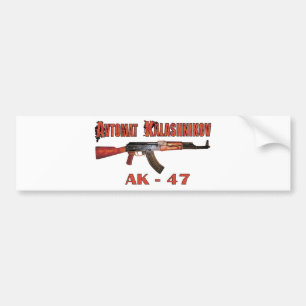 ZELDZAME AK-47 RUSSISCHE ARMY KALASHNIKOV PISTOOL BUMPERSTICKER