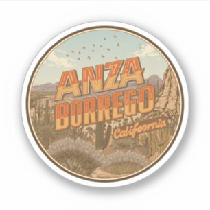 Zeldzame geschenken uit Anza Borrego Desert State Sticker