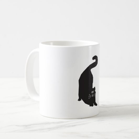 Zeldzame kat koffiemok (Voorkant links)