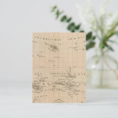 Zeldzame Noordpoolprojectie Briefkaart (Staand voorkant)