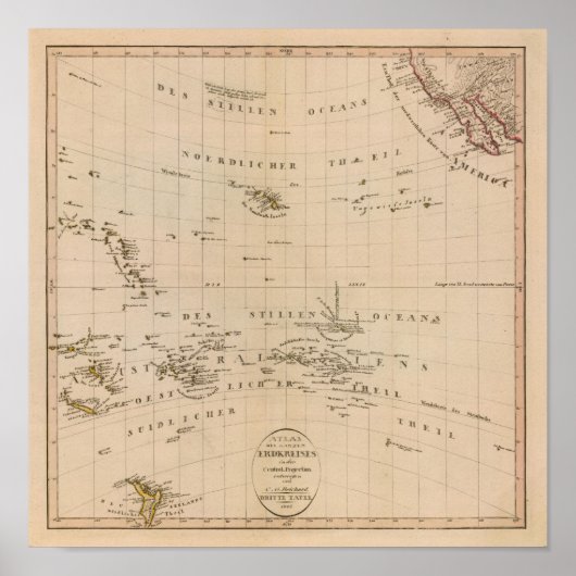 Zeldzame Noordpoolprojectie Poster (Voorkant)