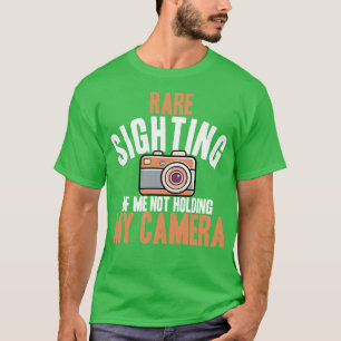 Zeldzame opwinding over mij zonder mijn camera vas t-shirt