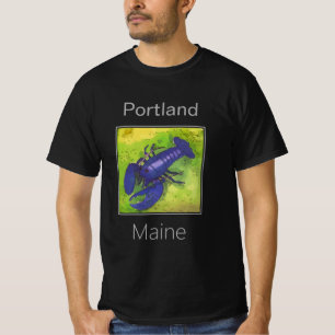 Zeldzame Paarse kreeft, Portland, Maine T-shirt