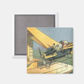 Zeldzame Sciencefiction Stoomstijl Convertible Aut Magneet (Voorkant / Achterkant)