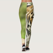 Zeldzame Siberische Tijger: Bedreigd Rust Leggings (Achterkant)