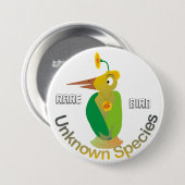 Zeldzame Vogel - (Button) Ronde Button 7,6 Cm (Voorkant /achterkant)
