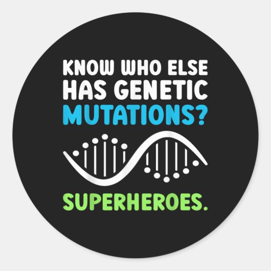 Zeldzame ziekte Bewustzijn Trotse Zeldzame Ziekte Ronde Sticker (Voorkant)