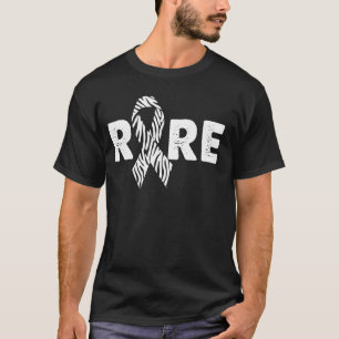 Zeldzame ziekte bewustzijn - Wandel zebra lint - E T-shirt