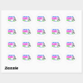 Zeldzame ziekte Ondersteuning Empowering Awareness Ronde Sticker (Vel)