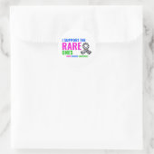 Zeldzame ziekte Ondersteuning Empowering Awareness Ronde Sticker (Tas)