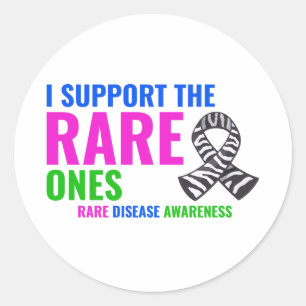 Zeldzame ziekte Ondersteuning Empowering Awareness Ronde Sticker