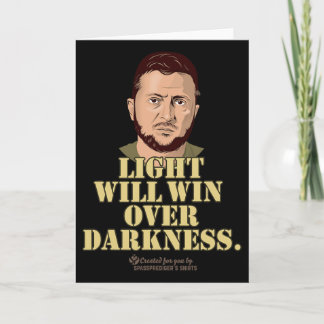 Zelensky citaat Licht zal winnen Oekraïense presid Kaart
