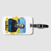 Zelensky Hope Hero Ukraine Strong   Bagagelabel (Voorkant (horizontaal))