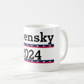 Zelensky Mug de café 2024 (Devant droit)