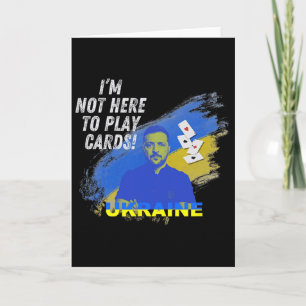Zelensky n'est pas là pour jouer aux cartes Présid