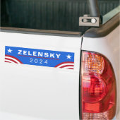 Zelensky pour le président Bumper Sticker (Sur camion)