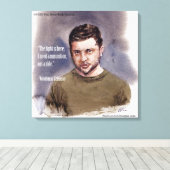 Zelensky, Volodymir Impression sur toile (Insitu (Plancher de Bois))