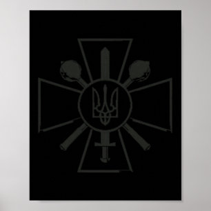 Zelenskyy Oekraïens Leger Shirt Oekraine Militaire Poster