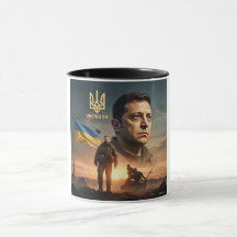 Zelenskyy Président ukrainien Café Mug
