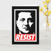 Zelenskyy - Resist Support Ukraine I Stand With Uk Kaart (Gele Bloem)
