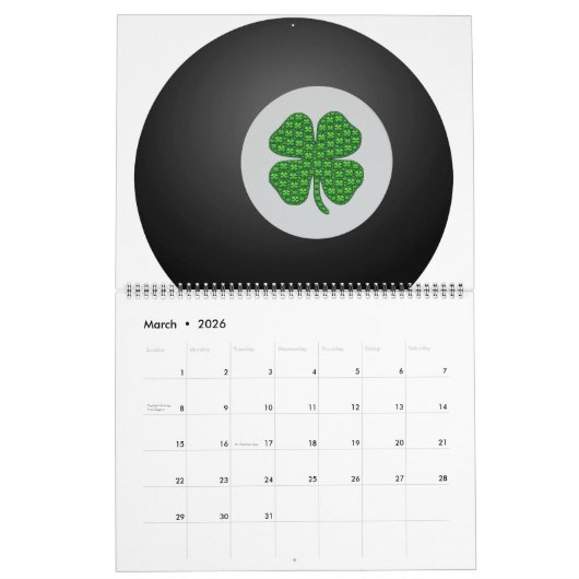 Zelf-Bevrijdingskalender Word & Emoji-Art Wall Kalender (Mar 2026)