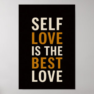 Zelf houden van Motivatie Poster