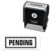 ZELF-INKEND STEMPEL 'IN BEHANDELING' KANTOOR (In situ)