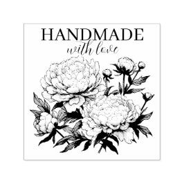 Zelf Inking Rubber Stamp pioenen Zelfinktende Stempel