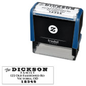 Zelf Inkt Ouderwets Adresstempel Custom Zelfinktende Stempel (In situ)