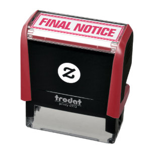 ZELF-INKT STEMPEL KANTOOR EINDBERICHT