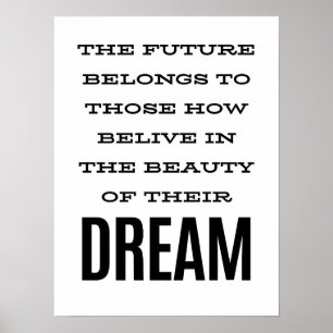 Zelf motivatie quotes poster