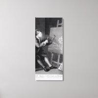 Zelf portret die de Comic Muse schildert