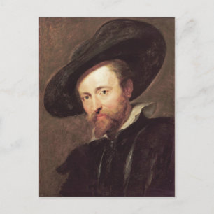 Zelf Portret Peter Paul Rubens schilderij Briefkaart