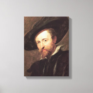 Zelf Portret Peter Paul Rubens schilderij Canvas Afdruk