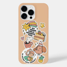 ZELF VERLIES STICKERS MIJN BINNERCHILD DEZE iPhone 14 PRO MAX HOESJE