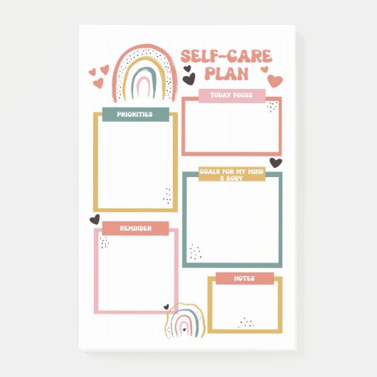 Zelf-verzorging post it post-it® notes (Voorkant)