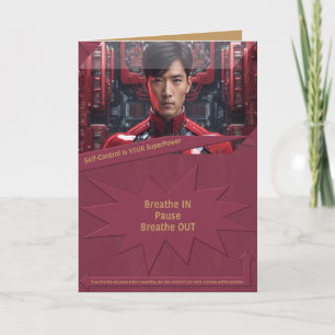 Zelfbeheersing is jouw Superpower Bedankkaart