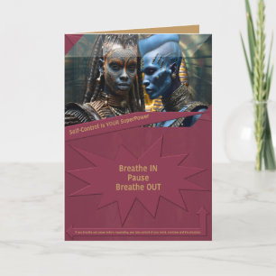 Zelfbeheersing is jouw Superpower Bedankkaart